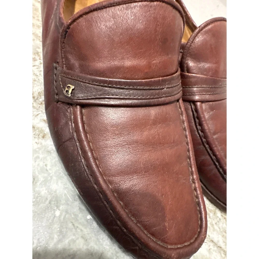 Bally brown leather